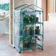 Serra VerdeMax “Azalea” 3 ripiani 70 × 50 × H 125 cm – telo trasparente incluso