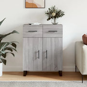 Credenza-Buffet-Armadio da cucina Grigio Sonoma 69,5x34x90 cm in Legno Multistrato 774447