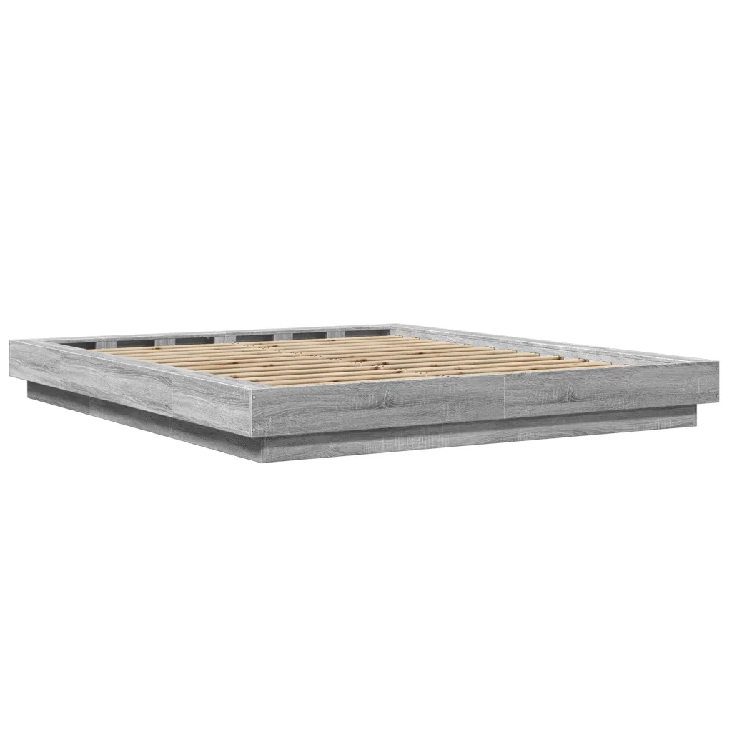 Giroletto Grigio Sonoma 160x200 cm in Legno Multistrato 3281180