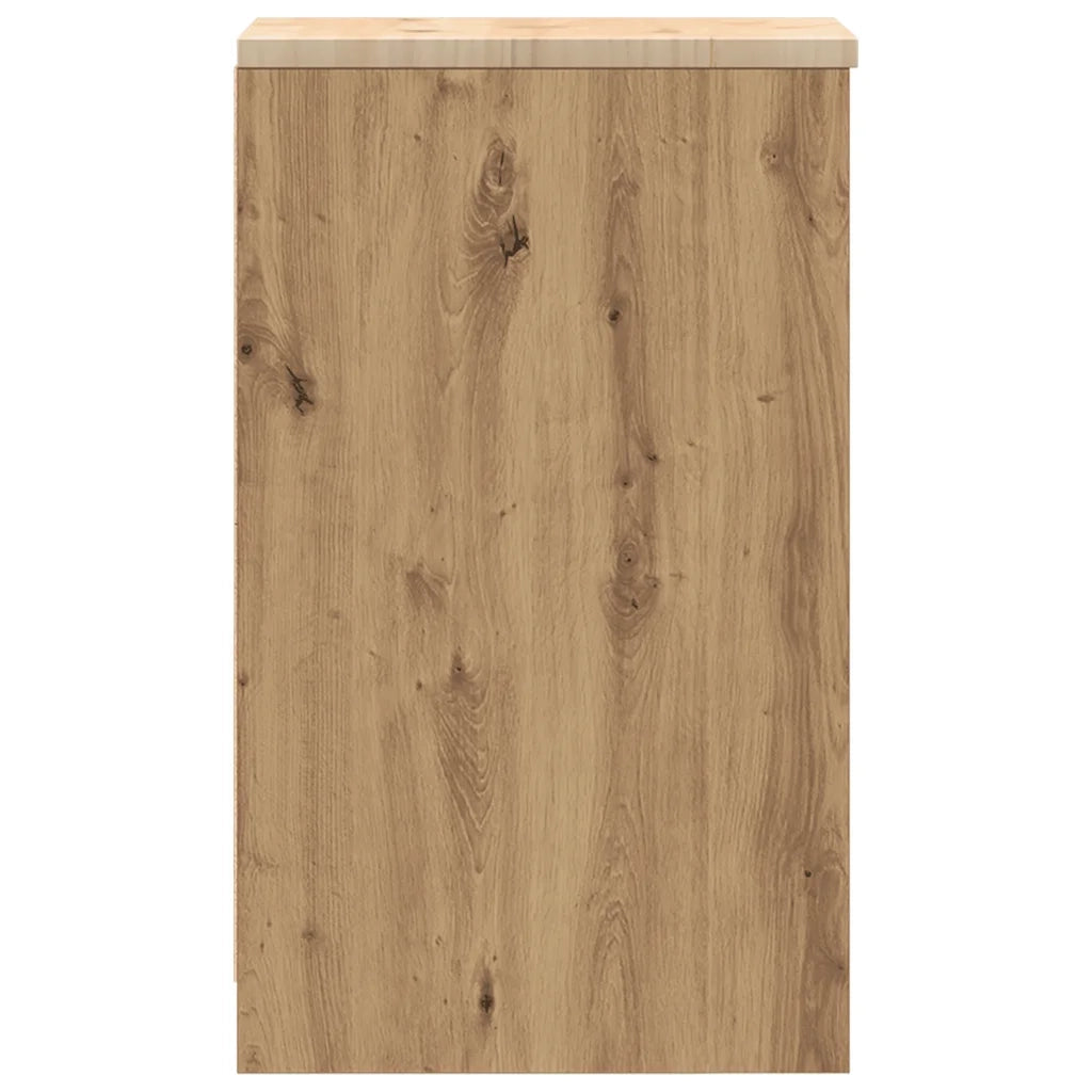 Armoire de rangement de garage chêne artisanal bois de pin