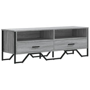 Mobile TV multimediale mensola TV credenza TV sala da pranzo soggiorno camera da letto Sonoma 122 x 34 x 41 cm legno ingegnerizzato grigio 02_0028383