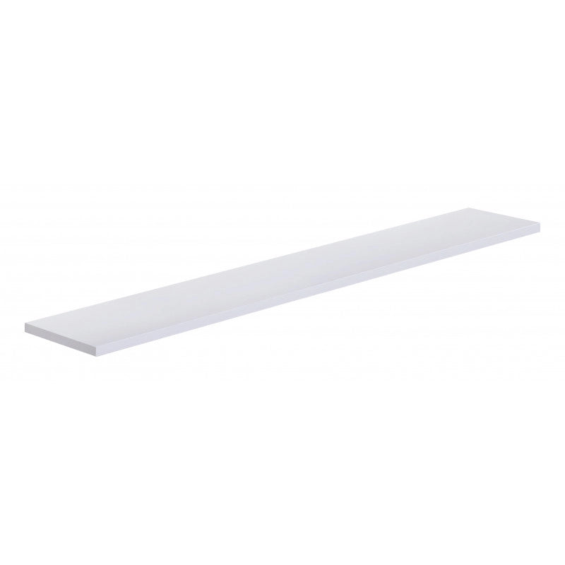 Mensola da Muro, Scaffale Legno, Mensola da Parete, Bianco, 96x15,5x1,8 cm - Smart