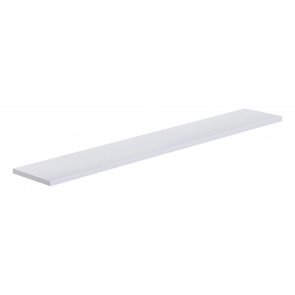 Mensola da Muro, Scaffale Legno, Mensola da Parete, Bianco, 96x15,5x1,8 cm - Smart