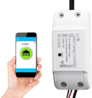 Apriporta Wi-Fi per Garage - Controllo Remoto - Bianco - Apriporta per Porta Garage - Controllo di Accesso - Adatto per l'UE
