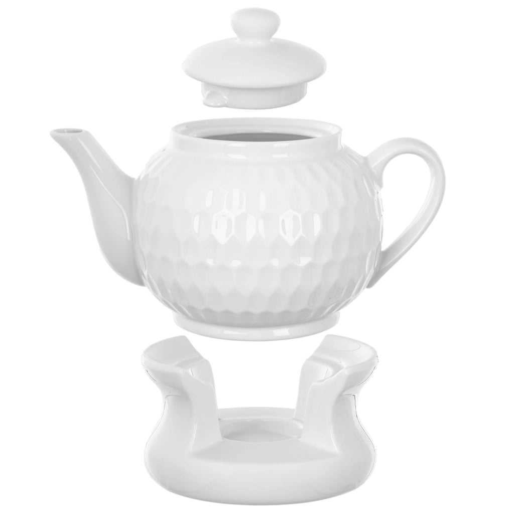 Teiera KADAX con riscaldatore 900ml per tè 0,9L in ceramica, idea regalo