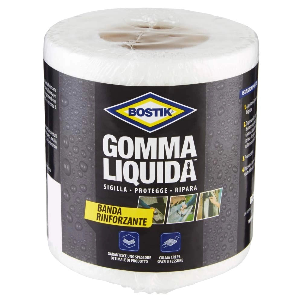 Gomma Liquida Bostik Banda Rinforzante Cm 10 x 10 M Uhu Bison