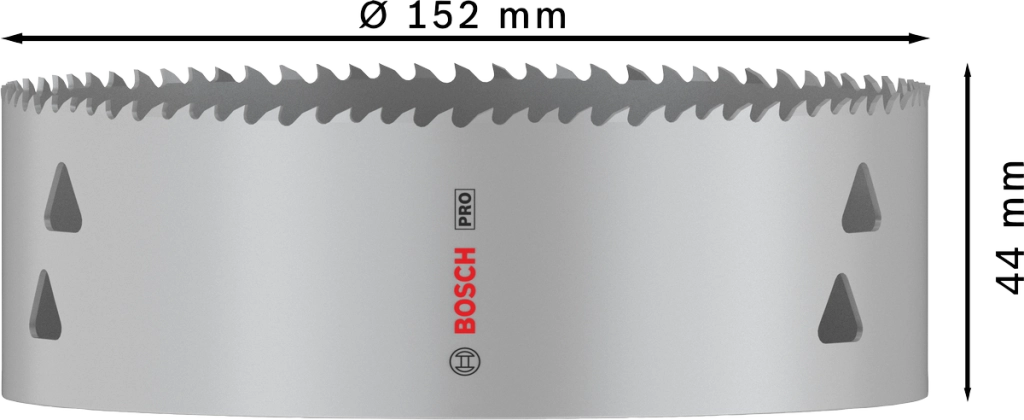 SEGA A TAZZA MULTIMATERIALE BOSCH PRO diametro 152 mm 2608901544