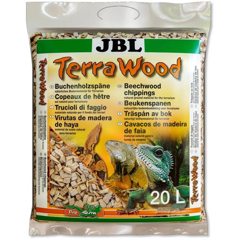 JBL TerraWood 5 Litri -  Materiale naturale per il fondo dei terrari in trucioli di faggio