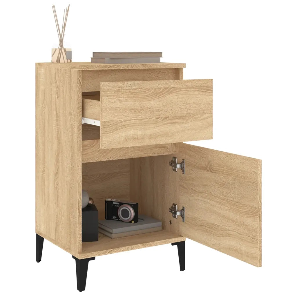 Comodino Rovere Sonoma 40x35x70 cm 819714