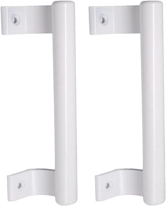 Manubrio di scorrimento 2 pezzi - Alluminio lega - 8 pollici - Bianco