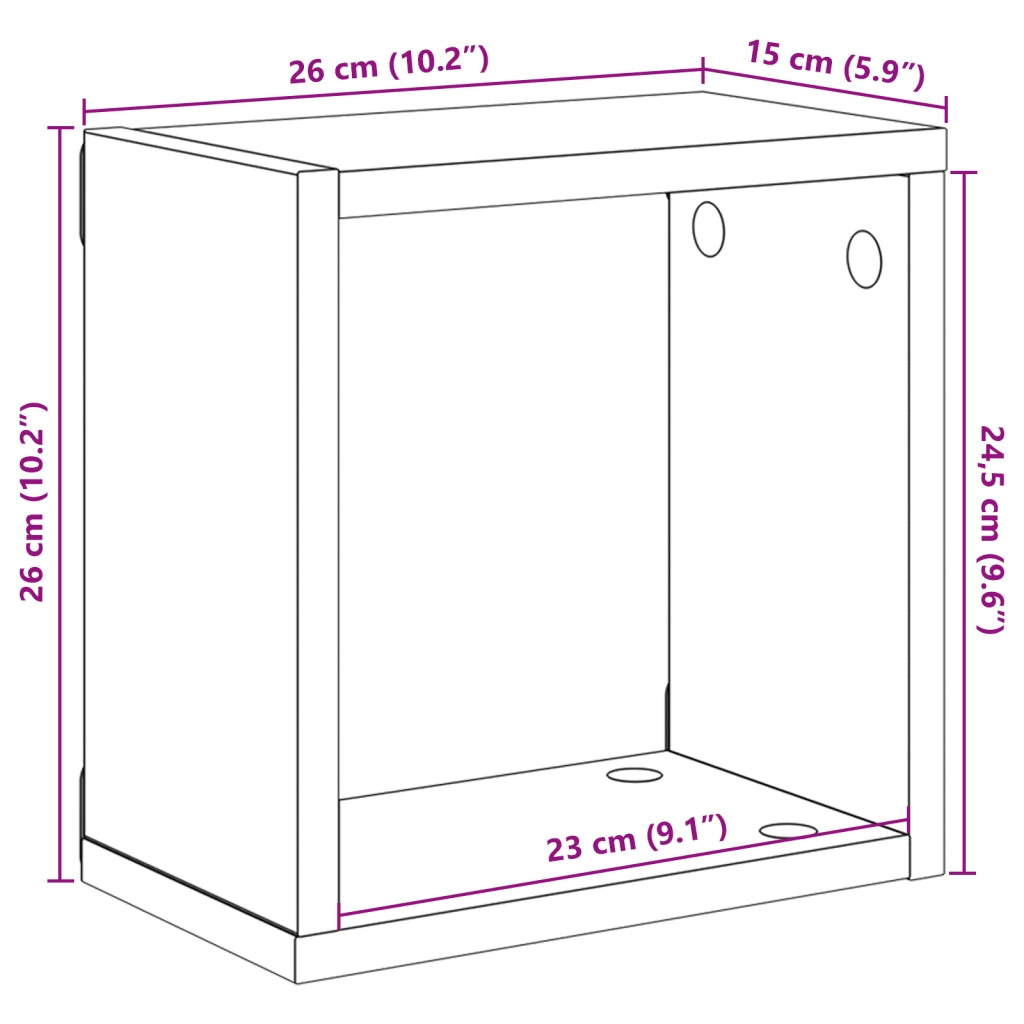 Mensole a Parete Legno Vecchio Legno Massello di Recupero