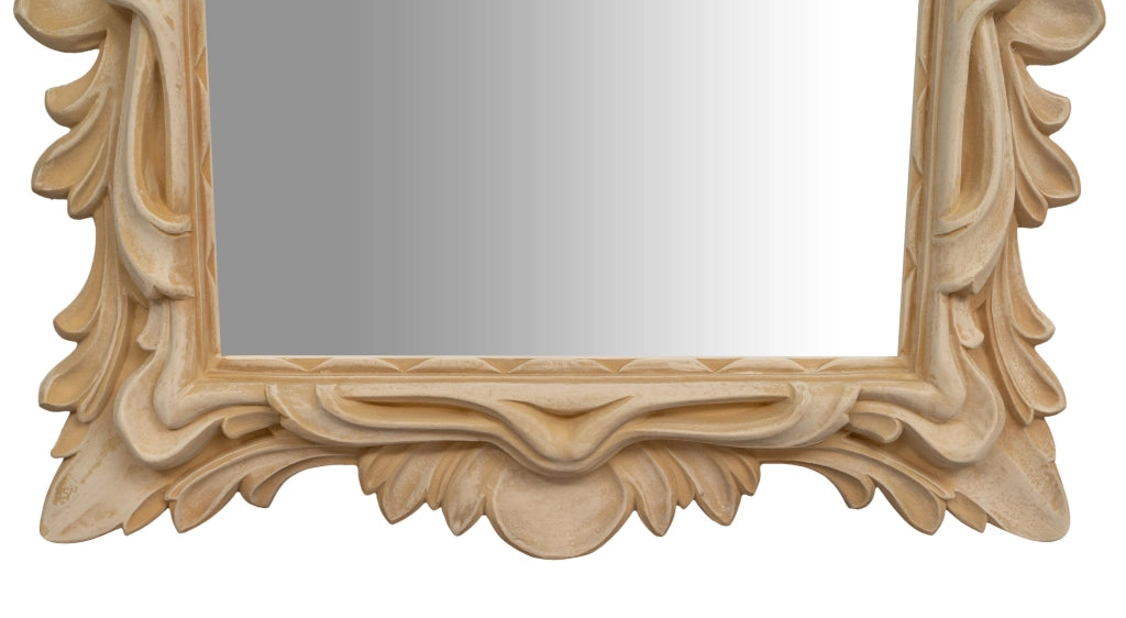 Biscottini SPECCHIERA DA PARETE IN LEGNO FINITURA GREZZA MADE IN ITALY realizzata Offerta