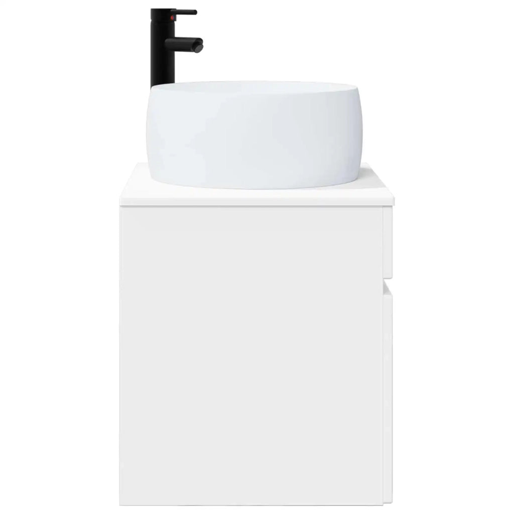 Mobile lavabo da parete Bianco Lucido 49 x 44,5 x 66 cm 890616