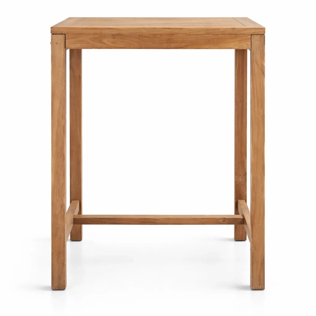 Tavolo Bar da Giardino 70x70 cm in Legno Teak Massello