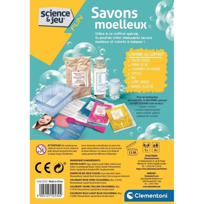 Clementoni - Scienza & Gioco - Saponi morbidi