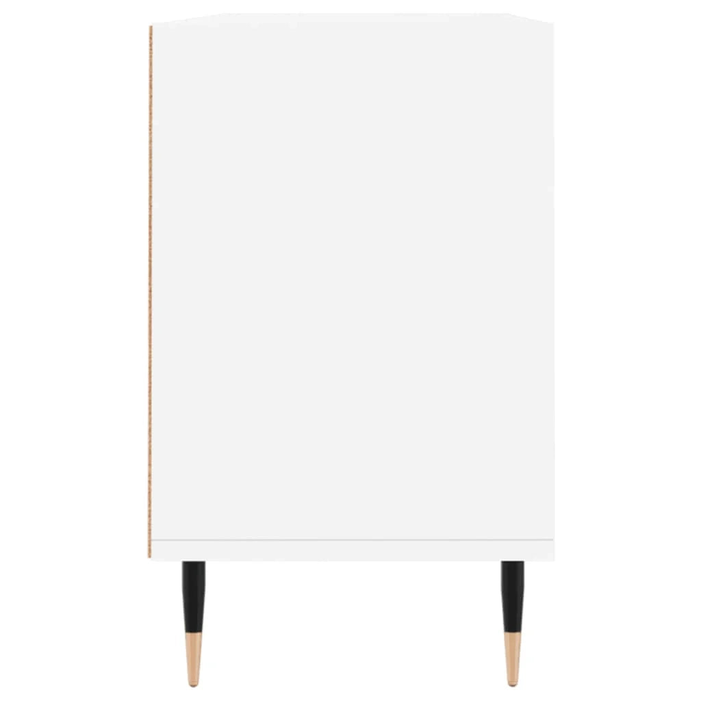 Mobile TV multimediale mensola TV credenza mobile TV sala da pranzo soggiorno camera da letto 103,5 x 30 x 50 cm legno ingegnerizzato bianco 02_0025641