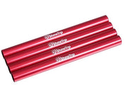 Tubo di Rafforzamento per Tenda - 4 Pezzi - Lega di Alluminio Leggera - Duraturo - Antiscivolo - Adatto per Diametri 7/8/9 mm - Riparazione di Tenda
