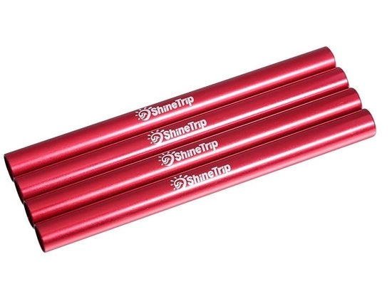 Tubo di Rafforzamento per Tenda - 4 Pezzi - Lega di Alluminio Leggera - Duraturo - Antiscivolo - Adatto per Diametri 7/8/9 mm - Riparazione di Tenda