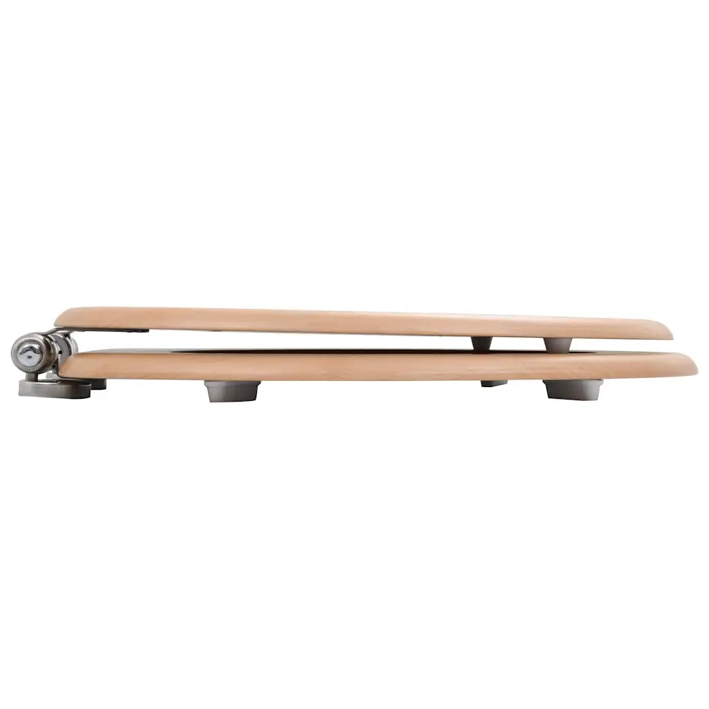 Copriwater 2 pz con Chiusura Ammortizzata in MDF Bamboo 276994