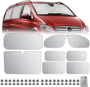 Ombrellone per auto - Protezione dal sole - Set da 8
