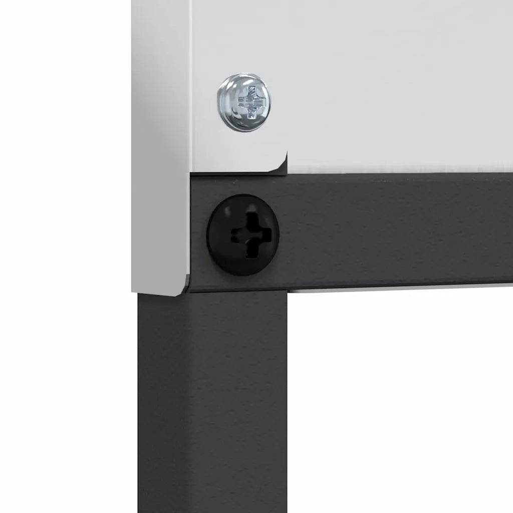 vidaXL Pannello Decorativo da Giardino Altro Argento 50 x 140 cm