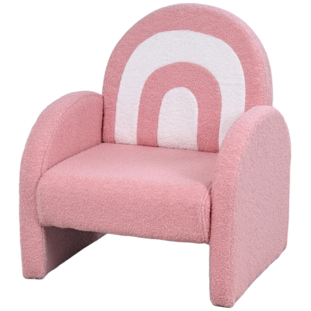 Divanetto Bambini Arcobaleno ¨C Zephmum ¨C 45x41x52 cm Rosa