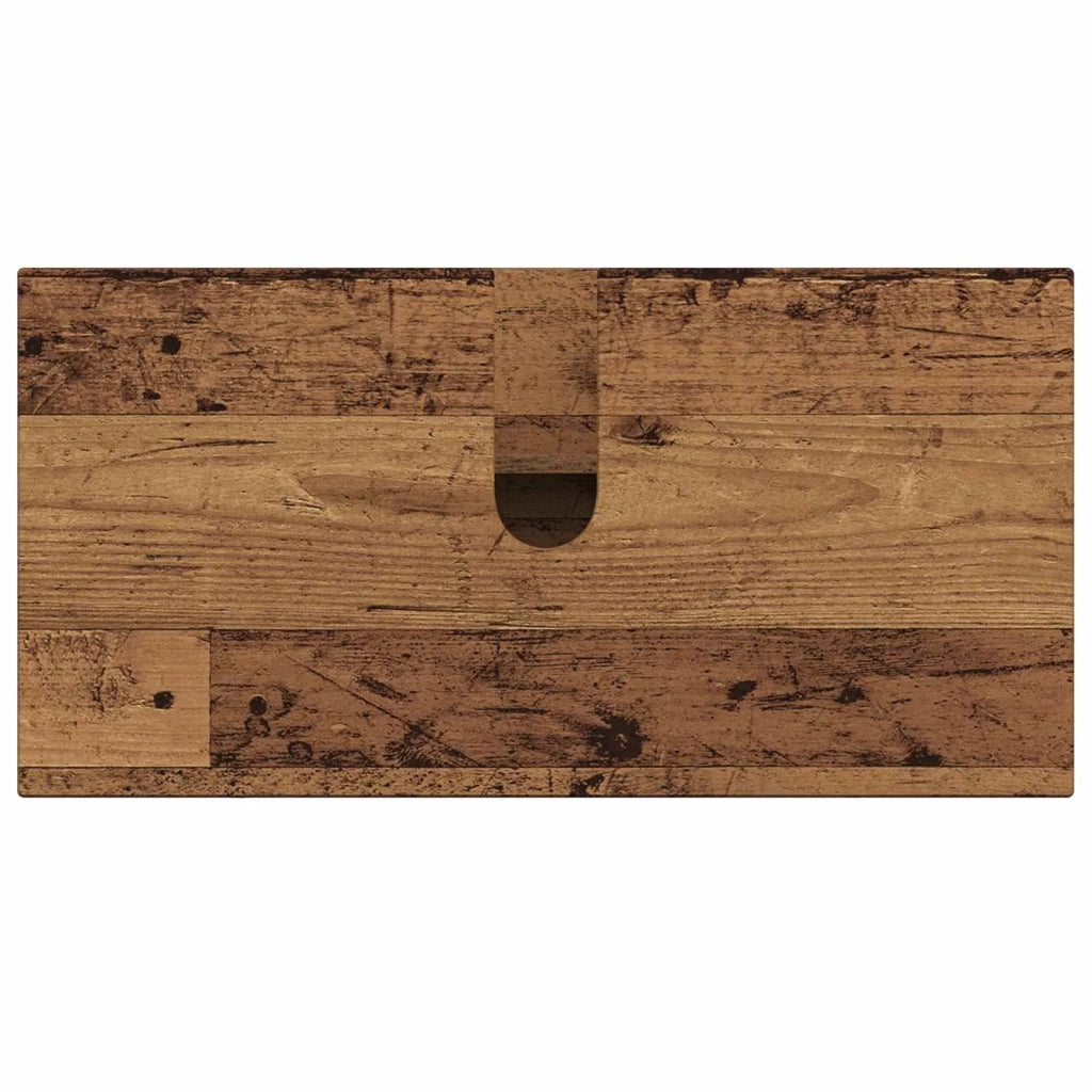 Armadio per Lavabo da Bagno ZWOLLE Legno antico 896353