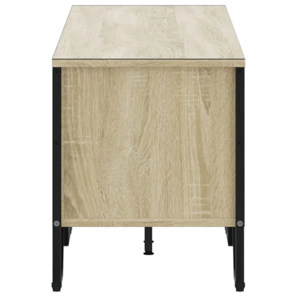 Mobile TV multimediale mensola TV mobile TV sala da pranzo soggiorno camera da letto rovere Sonoma 180 x 34 x 41 cm legno ingegnerizzato marrone 02_0027509