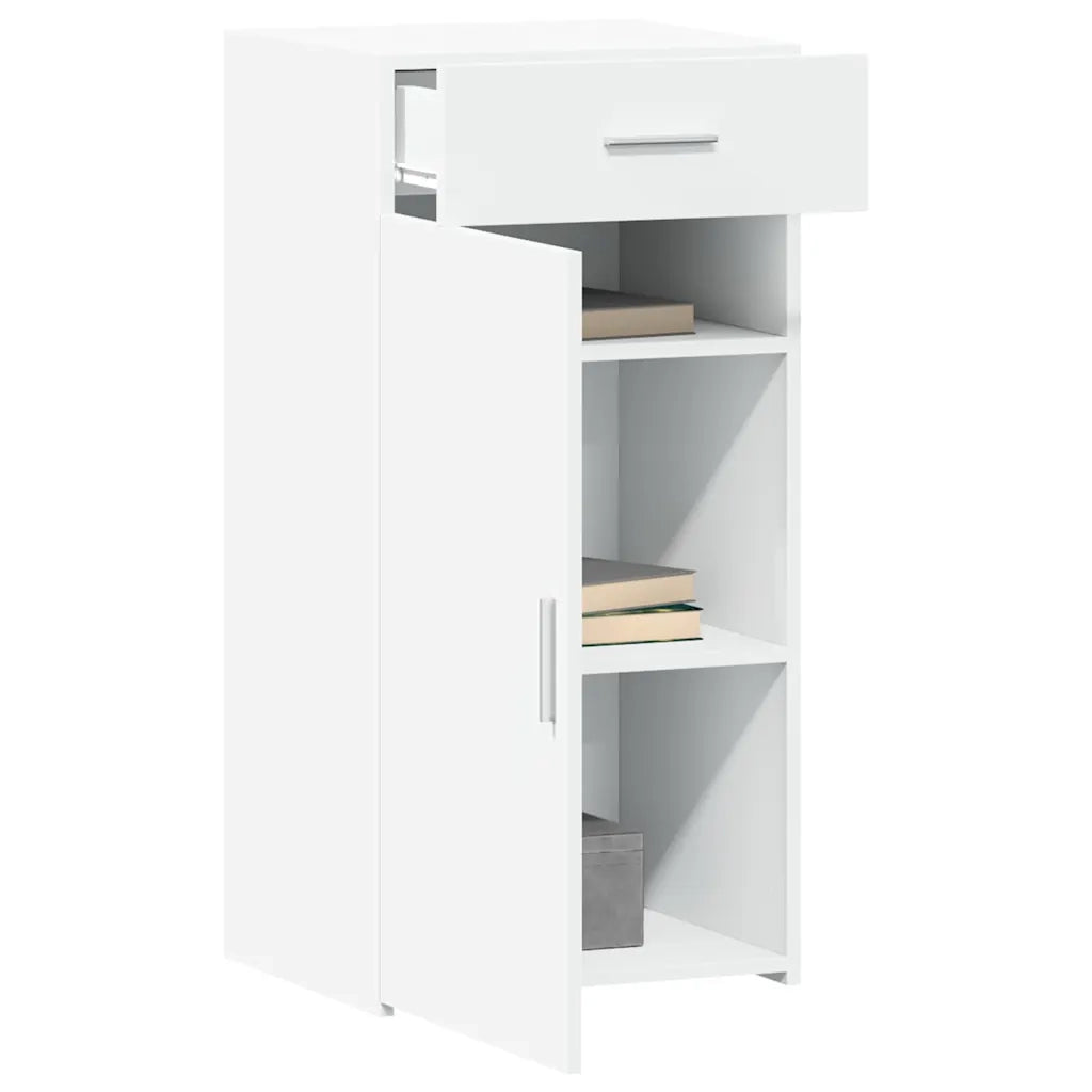 Credenza | Madia | Buffet da pranzo | Armadio da pranzo Bianca 45x42,5x93 cm in Legno Multistrato