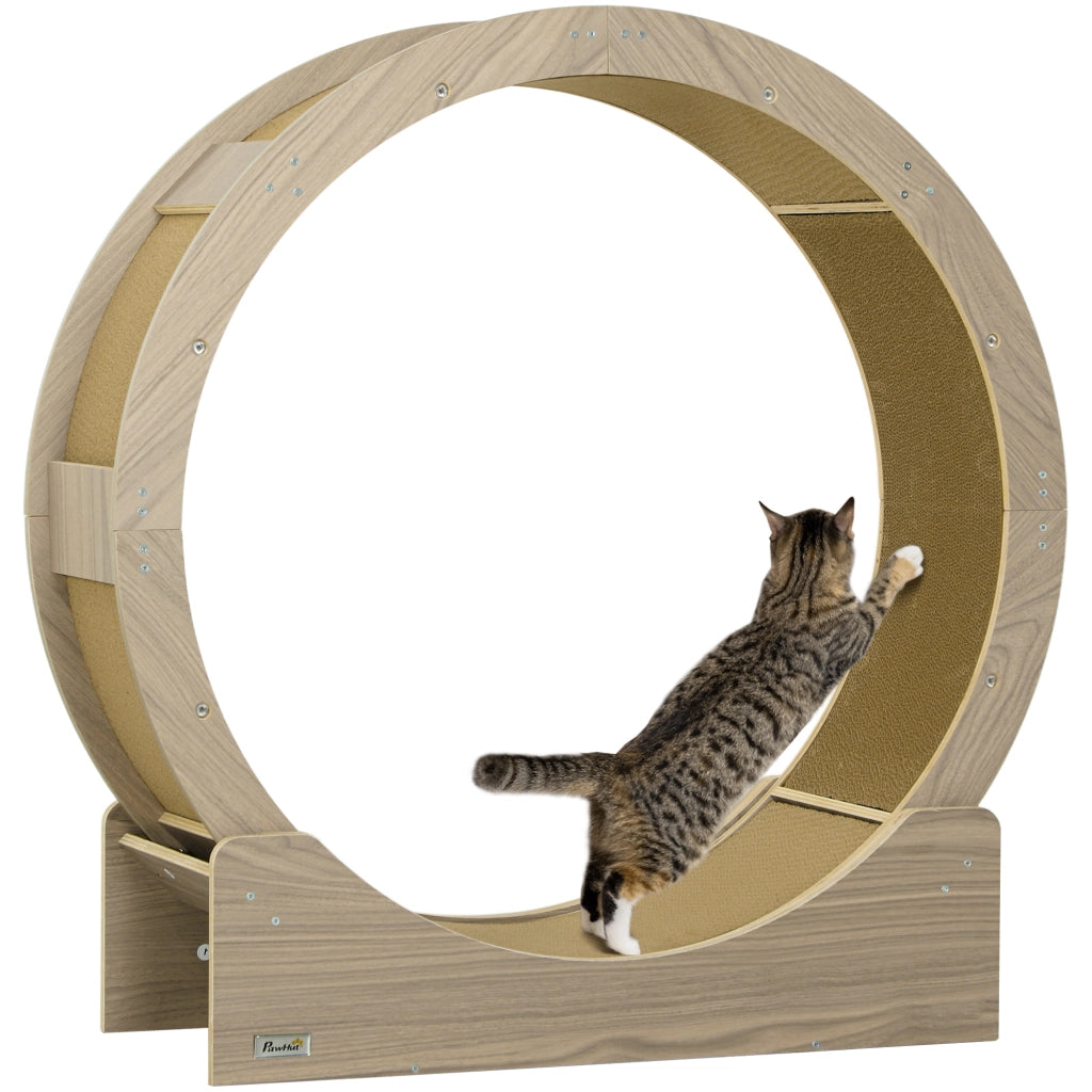 Giroletto per Gatti con Ruota e Zona Graffio ¨C Zephmum ¨C 91 cm