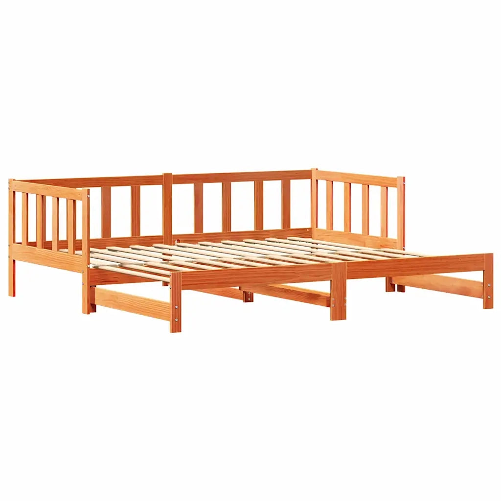 Letto Giorno Estraibile Marrone cerato 193.5 x 184 x 66 cm 867847