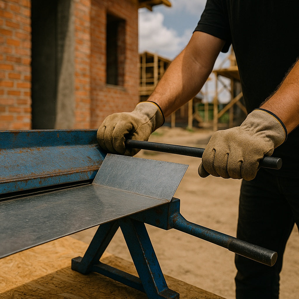 Piegatrice per lamiera 910 mm con angolo di piegatura max 135° e capacità di piegatura di 1mm