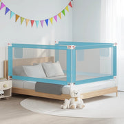 Sponda Letto di Sicurezza per Bambini Blu 180x25 cm in Tessuto 10213