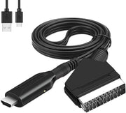 Convertitore SCART a HDMI - Adattatore 1080p/720p Tutti in Uno per HDTV, PS3, Xbox e altro