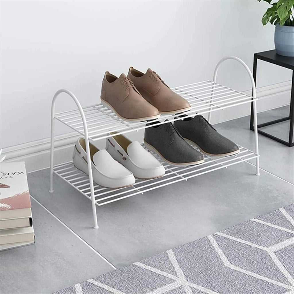 scarpiera Scarpiera per la casa Scarpiera Scarpiera Scarpiera Scarpiera su 2 Livelli Ripiani in Metallo per Contenere Fino a 10 Paia di Scarpe per Soggiorno Corridoio d'ingresso e Armadio Scarpi