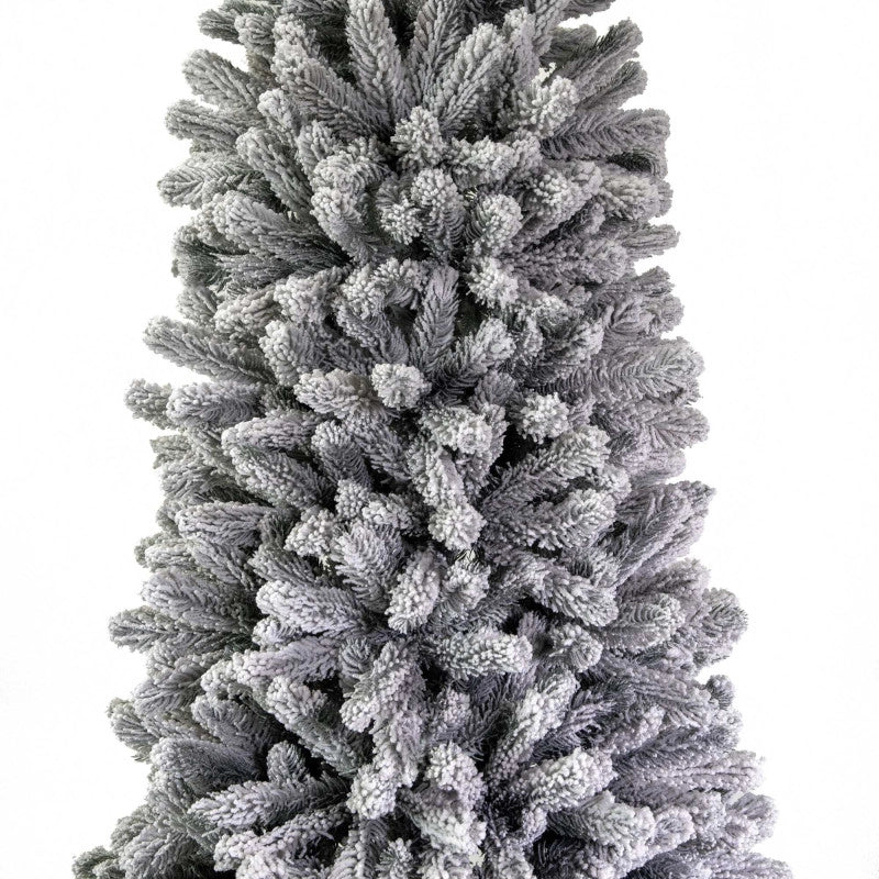 Albero Tiron innevato verde cm ø78h240 con 1223rami
