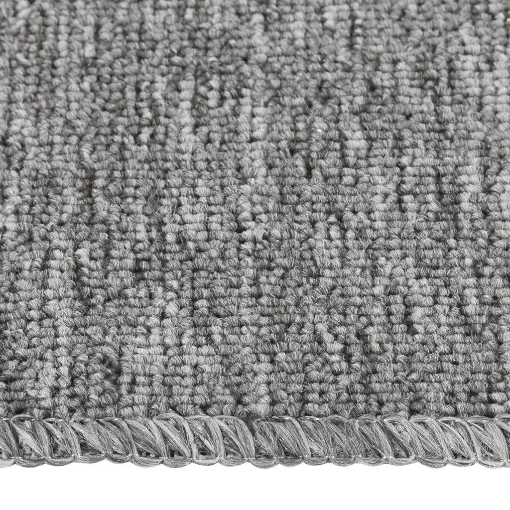 Tappetini Scale 15 pz 60x25 cm Grigi Antiscivolo Rettangolari 340396
