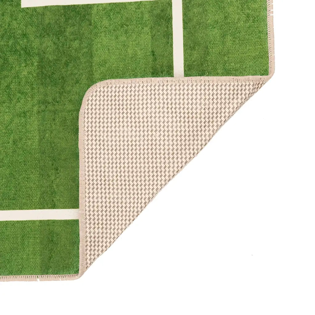 Tappeto Bambini Verde 160x230 Campo Calcio Lavabile 136621