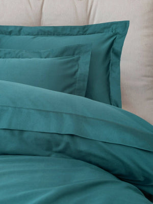 Wickliffe, Copripiumino Matrimoniale Federa Inclusa, 240x220 cm Verde