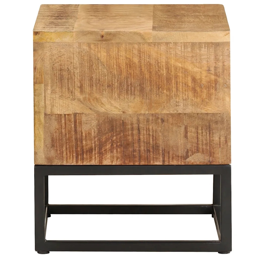Tavolino 30x30x33 cm in Legno di Mango Grezzo 320814
