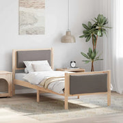 Struttura del letto con testiera Talpa 80 x 200 cm Tessuto 878362