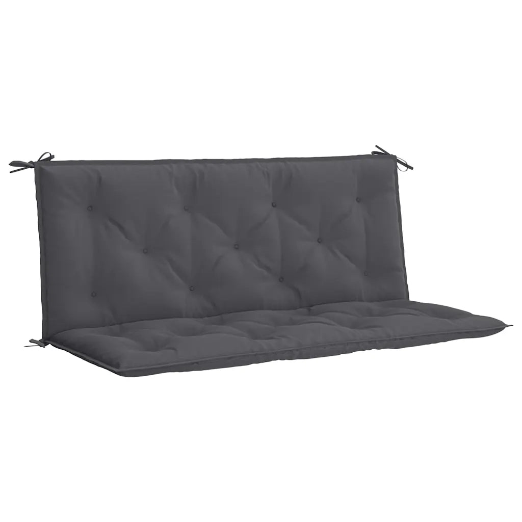 Cuscino per Panca Antracite 120x(50+50)x7cm in Tessuto Oxford 315004