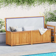 Cassa da Giardino 175x50x55 cm in Legno Massello di Teak 318734
