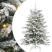 Albero di Natale | Decorazioni natalizie Artificiale con Rami Pieghevoli Bianco 150 cm