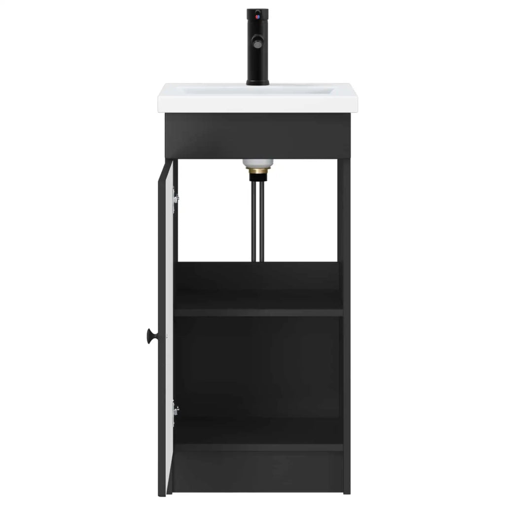 Mobile da bagno con lavabo Nero 42 x 40 x 84,5 cm