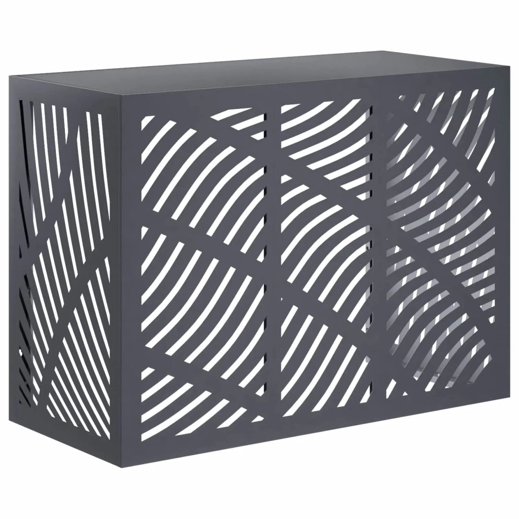 Copertura per condizionatore d'aria Antracite 110 x 50 x 80 cm 8014110
