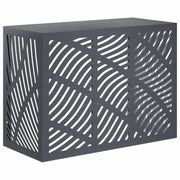 Copertura per condizionatore d'aria Antracite 110 x 50 x 80 cm 8014110