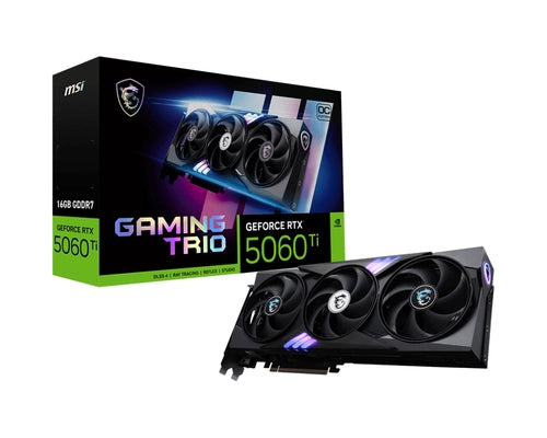 Msi gaming geforce rtx 5060 ti 16g trio oc nvidia 16 gb gddr7 - 912-V535-001
