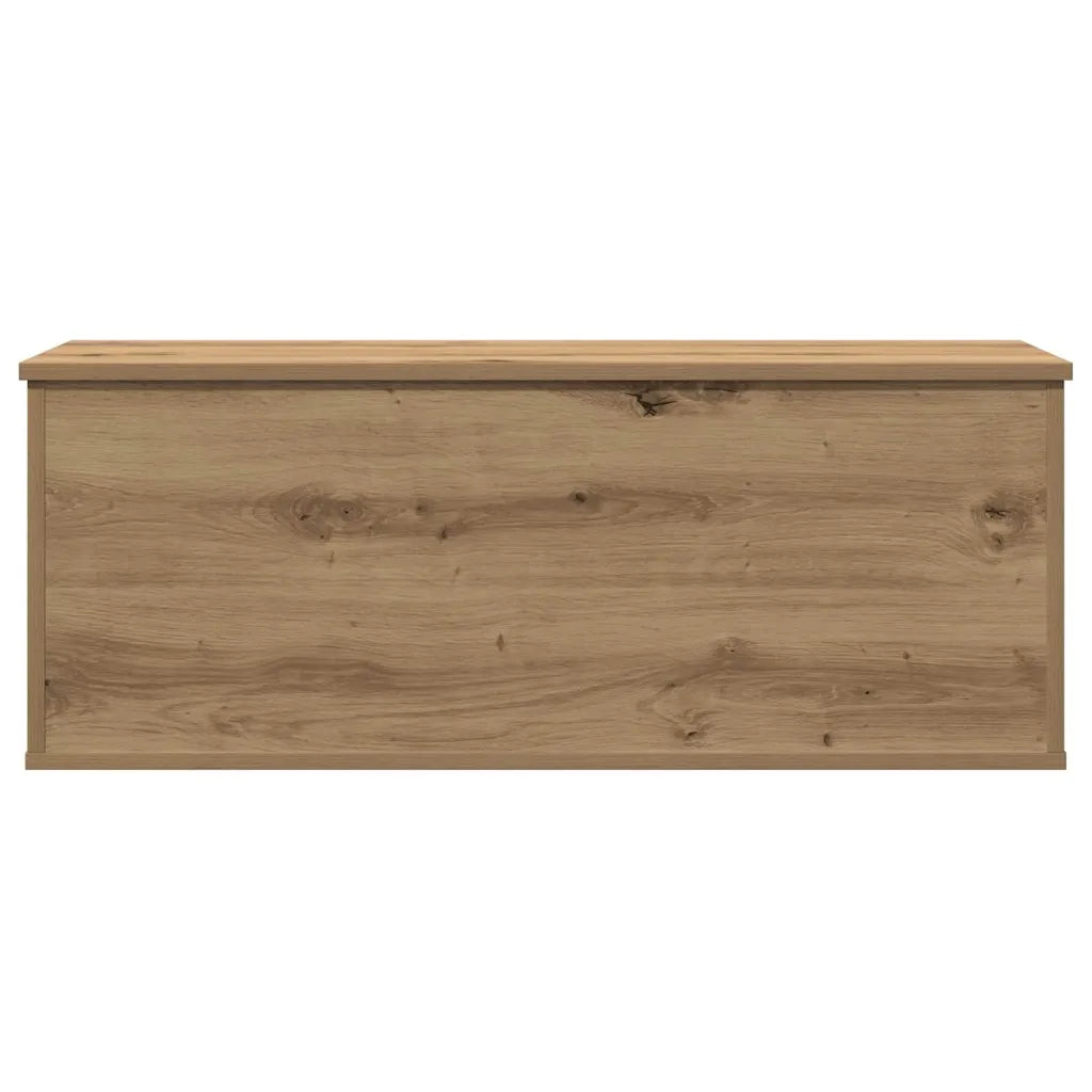 Scatola di Stoccaggio Rovere artigianale 90 x 35 x 35 cm 868712