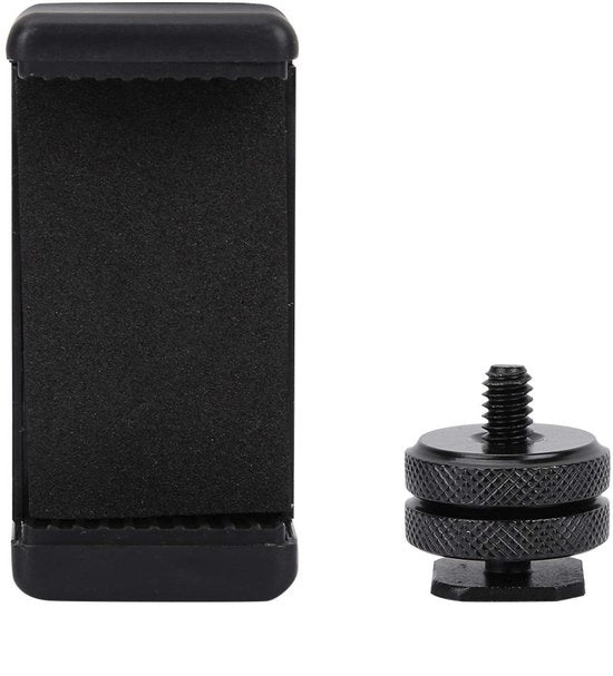 Supporto universale per smartphone e fotocamera DSLR - Olandese houder robusta e stabile per fotografi - Adatta per tripodi - Compatibile con dispositivi di varie dimensioni - Supporto per fotocamera DSLR e smartphone.